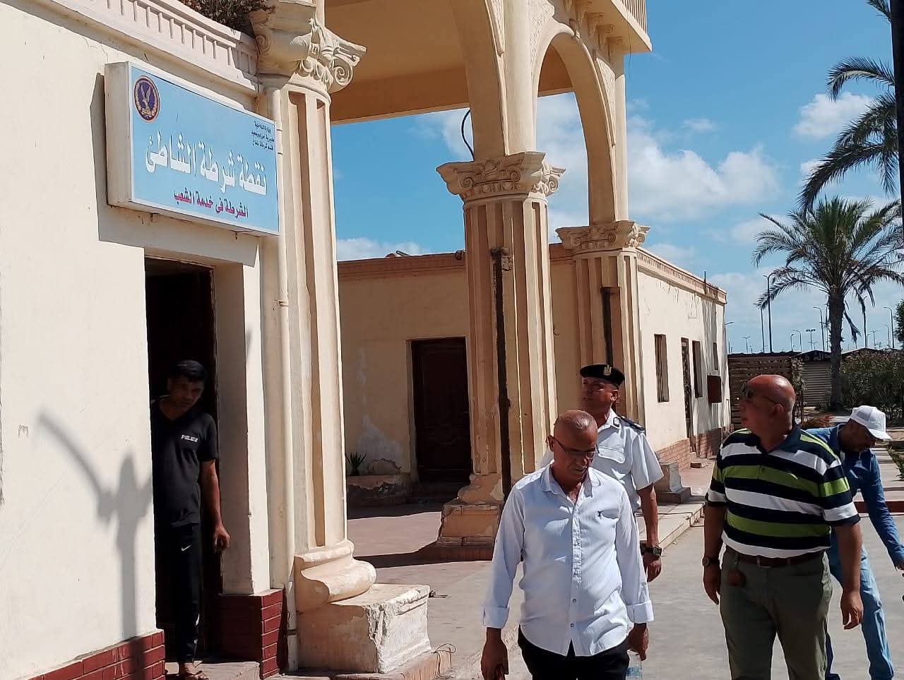 رئيس حي المناخ يتابع أعمال رفع كفاءة نقطة شرطة الشاطئ 7 2025\7\13\1000118435 709 033433